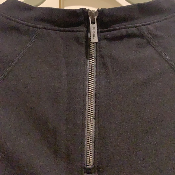 Black Athleta En Route Fit Flare A-Line Dress - Picture 6 of 9